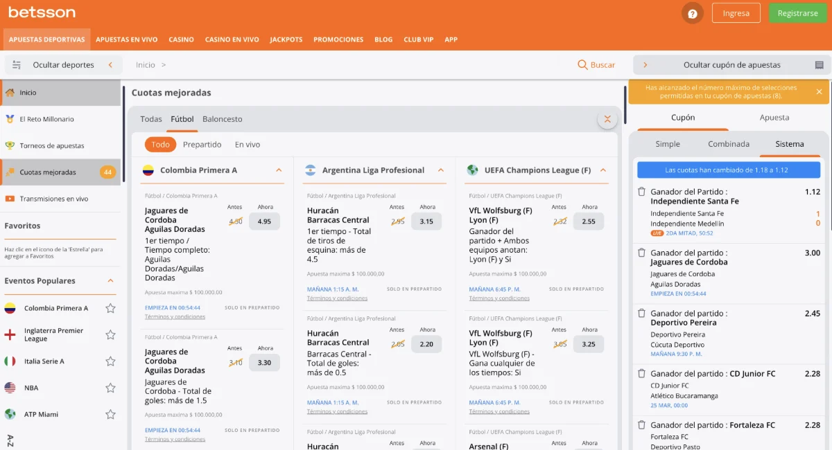 Betsson web
