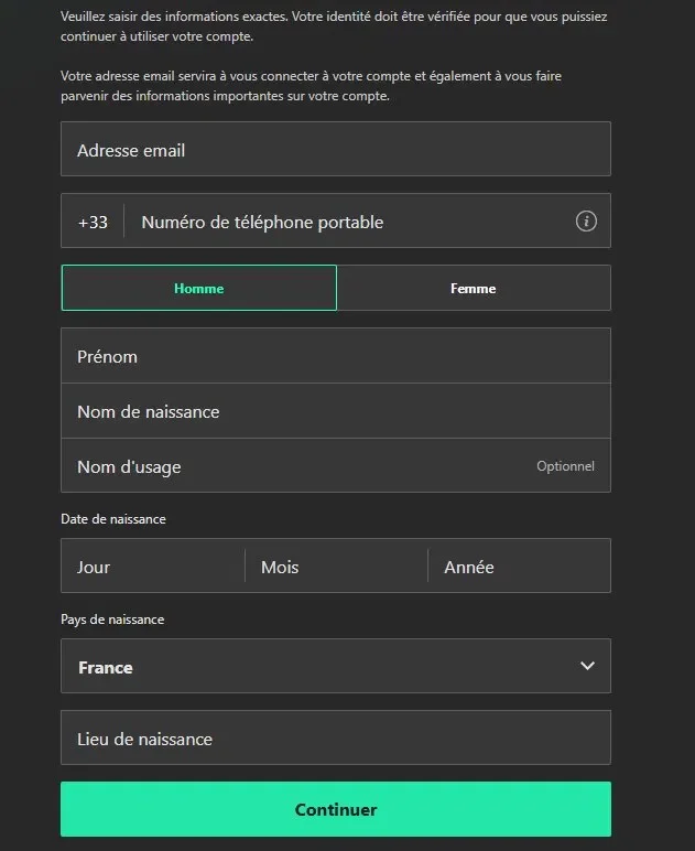 Inscription Bet365