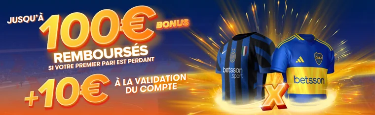 Bonus de Bienvenue Betsson