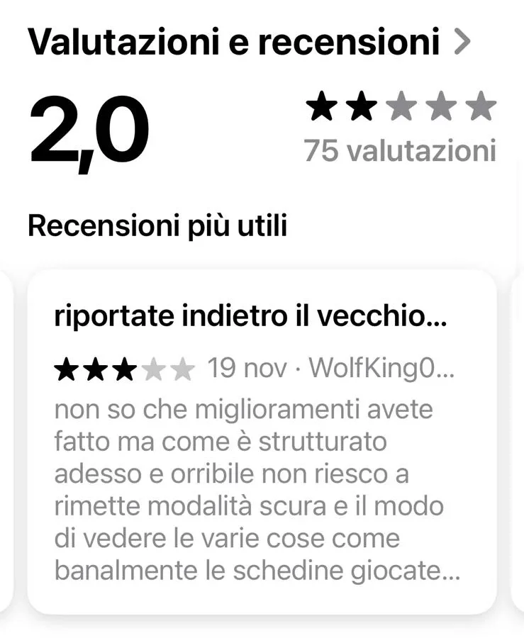 Recensioni utenti app Betsson