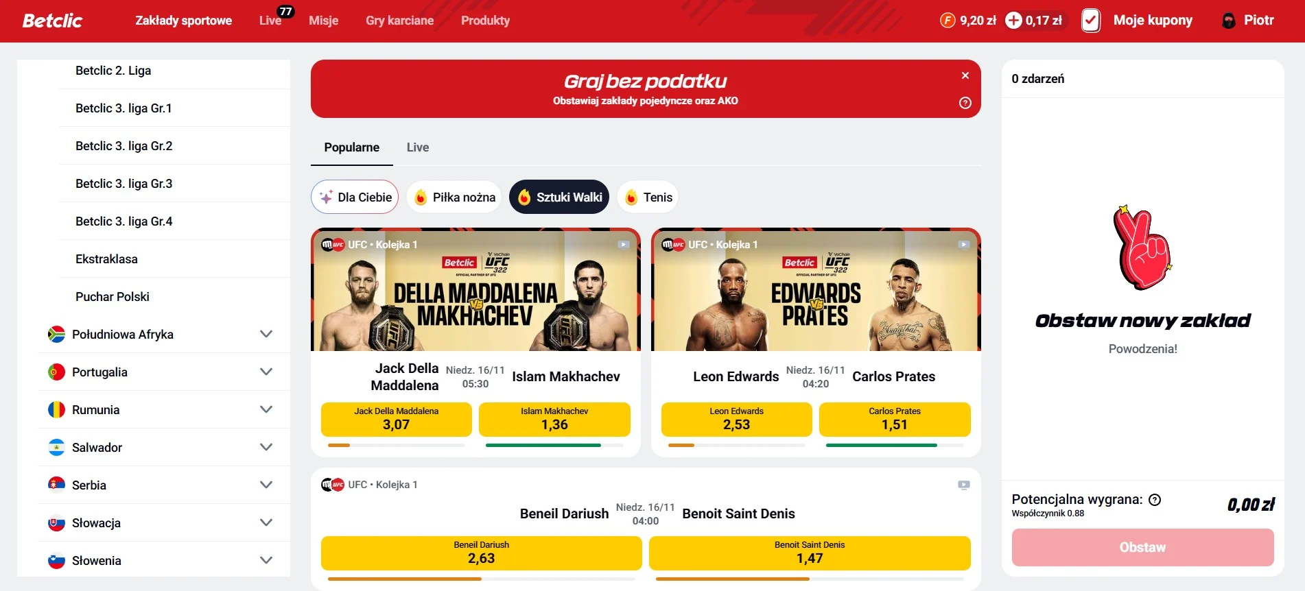 Strona Betclic