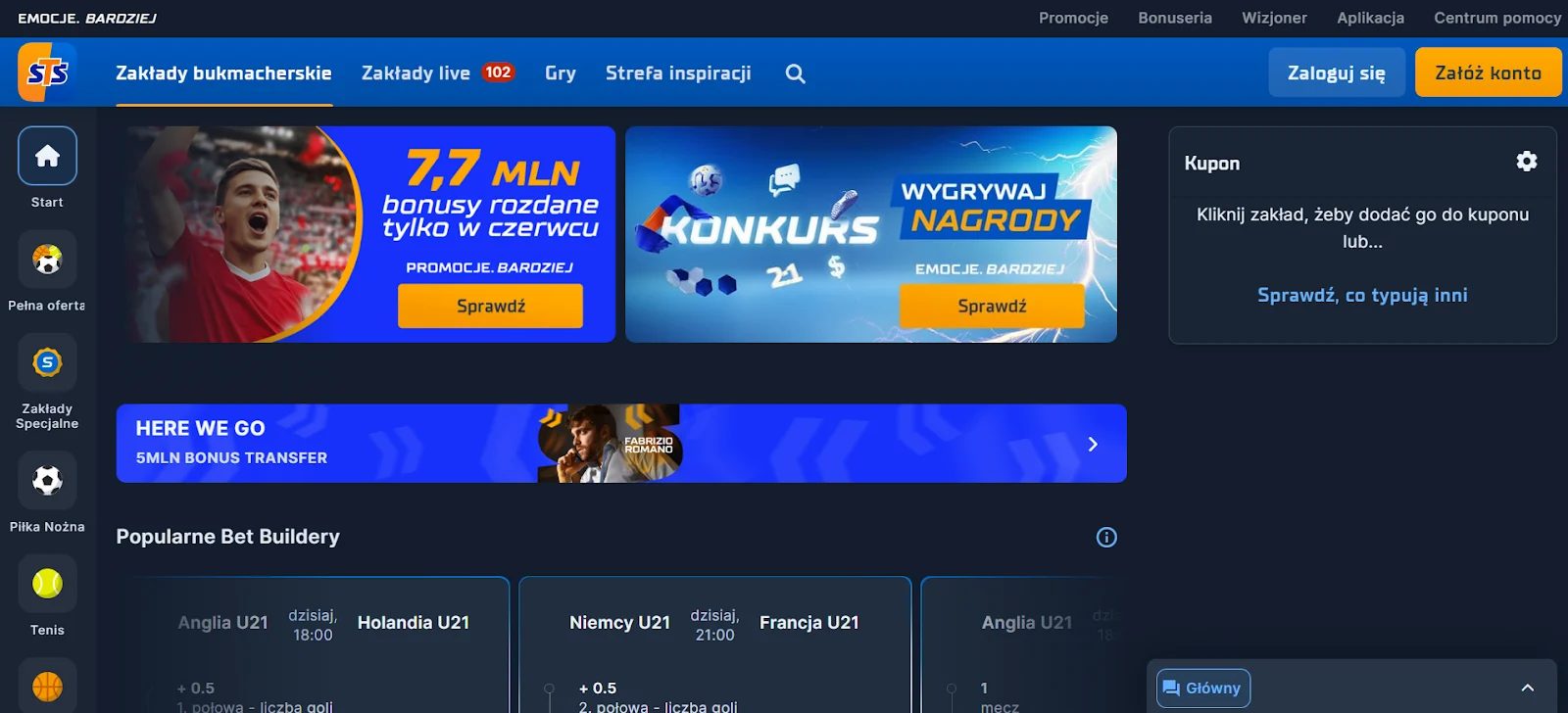 sts strona główna