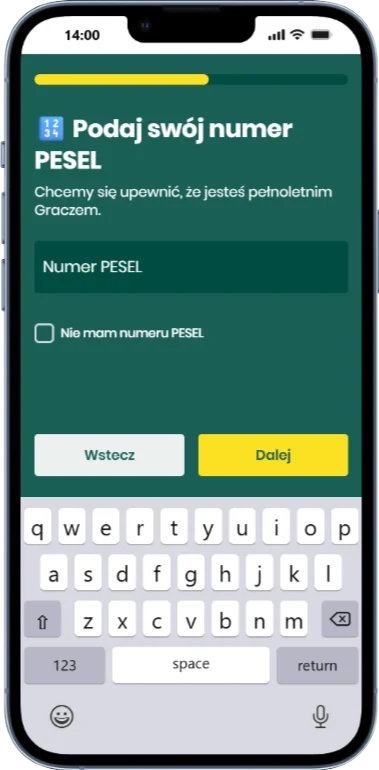 Betfan rejestracja - krok 6