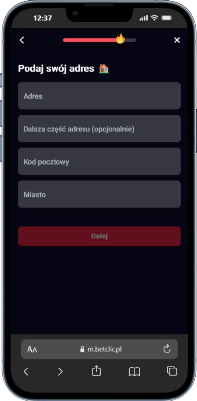 Betclic rejestracja 12