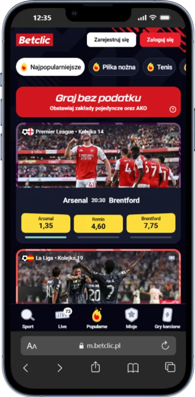 Betclic rejestracja 1