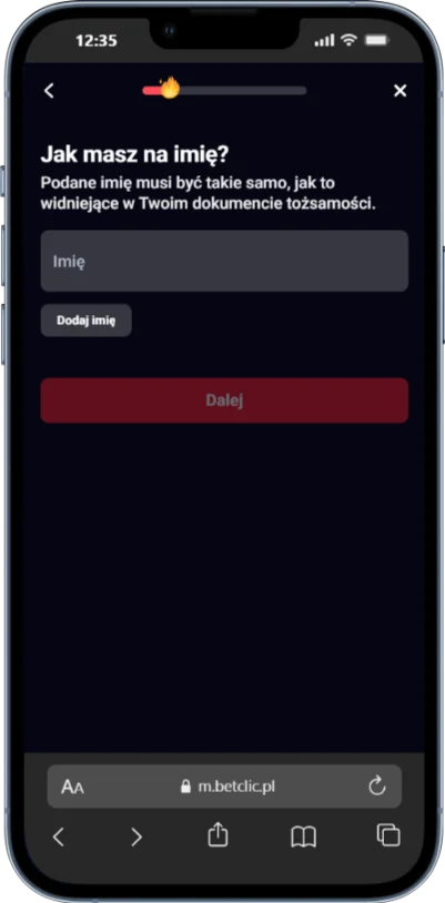 Betclic rejestracja 1