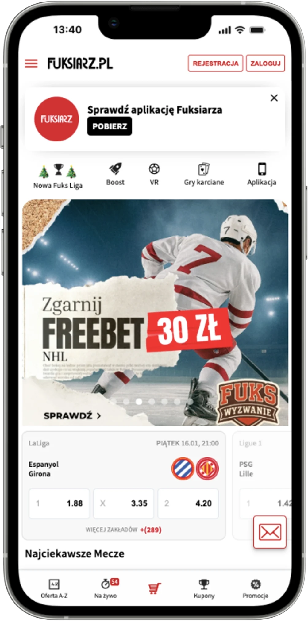 fuksiarz rejestracja 1