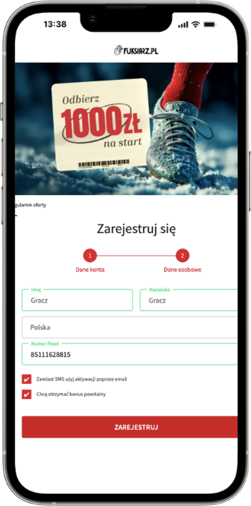 fuksiarz rejestracja 3